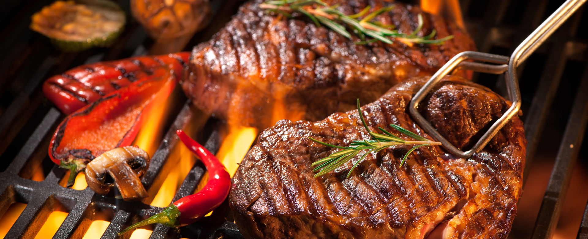 Steaks auf dem Grill
