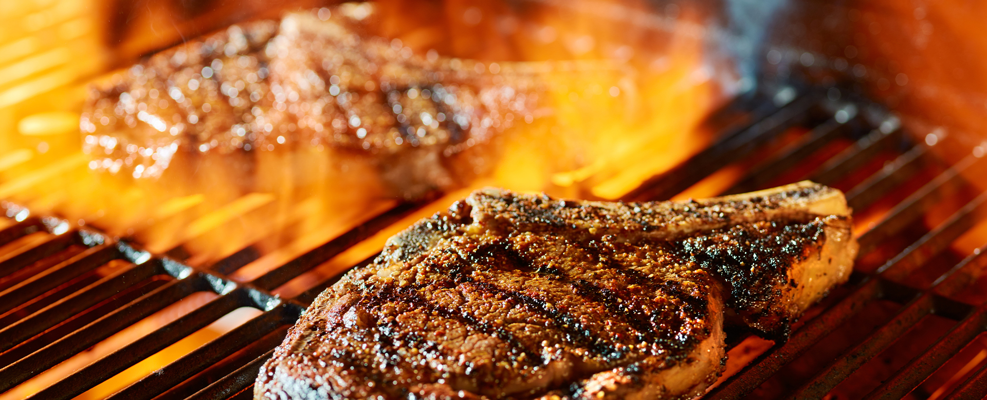 Steaks auf dem Grill